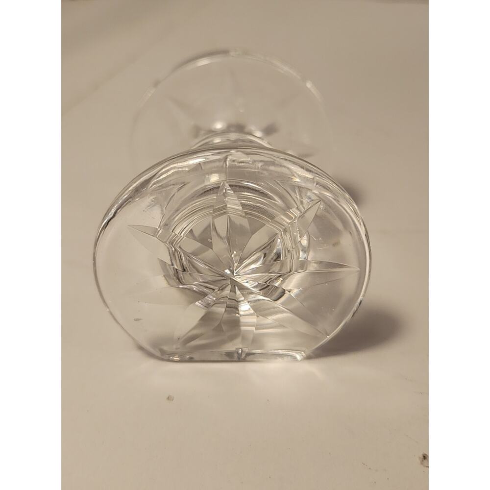 Vtg Waterford Crystal Signed Knife Rest Quality Prismatic Glass 3 Ring Starburst - Picture 3 of 7